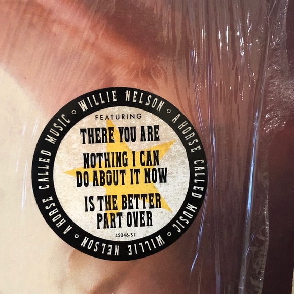 Willie Nelson 'A Horse Called Music' Vinyl Record Album LP Original Wrap & - Picture 2 of 5